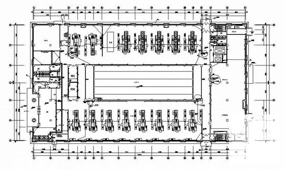 3层印钞厂供电房电气设计CAD图纸（二级负荷）(消防报警系统) - 1