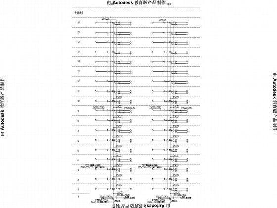 18层小区住宅楼电气设计CAD施工图纸(火灾自动报警) - 5