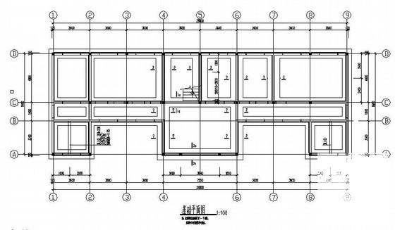 2层砌体结构派出所办公楼CAD施工图纸(建筑设计说明) - 1