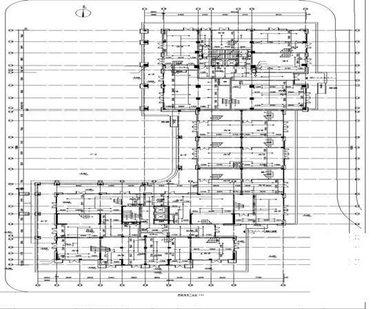 17层住宅楼小区给排水CAD施工图纸 - 1