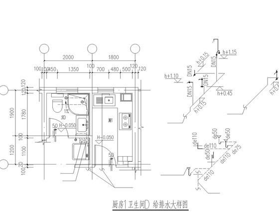 17层住宅楼小区给排水CAD施工图纸 - 3