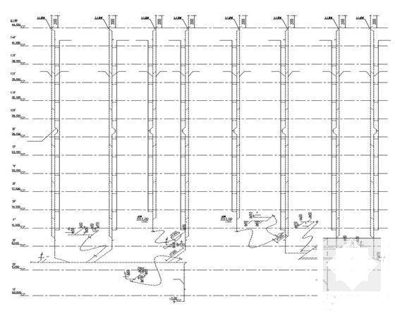 17层住宅楼小区给排水CAD施工图纸 - 4