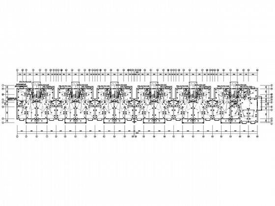 大型小区住宅楼电气CAD施工图纸（地下室） - 1