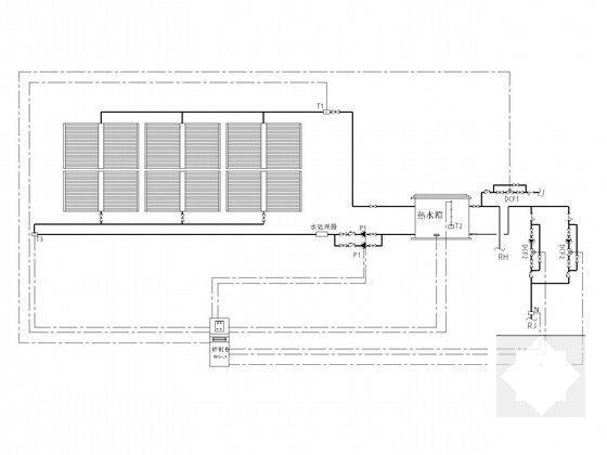 6层教学楼给排水CAD施工图纸(太阳能集热系统) - 5