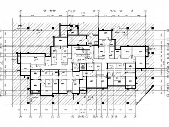 32层住宅楼给排水CAD施工图纸（中水系统） - 1