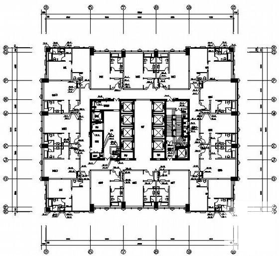 八万平米39层五星级酒店给排水CAD施工图纸 - 2