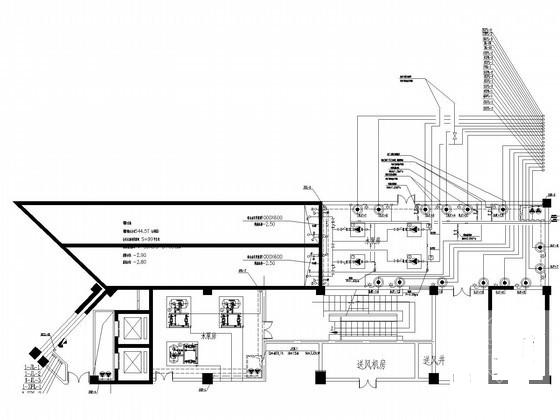 I类地下车库给排水CAD施工图纸(自喷系统原理图) - 2