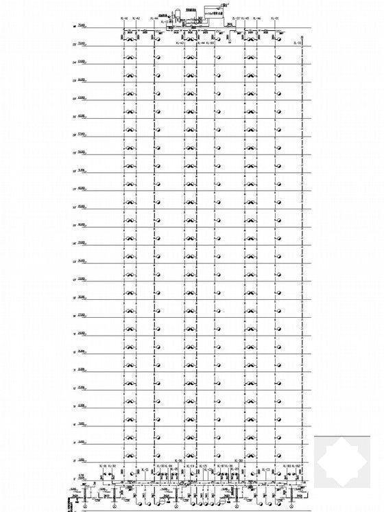 3.9万平25层商住建筑给排水CAD施工图纸 - 5