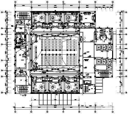 酒店3层会议中心大楼电气设计CAD施工图纸 - 3