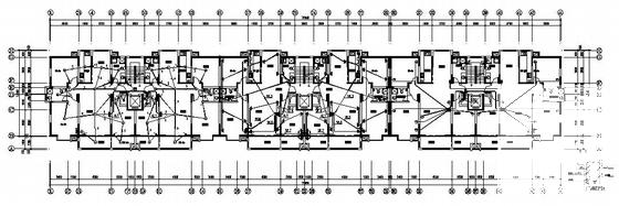 11层住宅楼电气设计CAD施工图纸 - 2