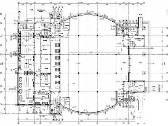 4层著名学校拆建工程给排水CAD施工图纸（食堂后勤用房）(自动喷淋系统图) - 2