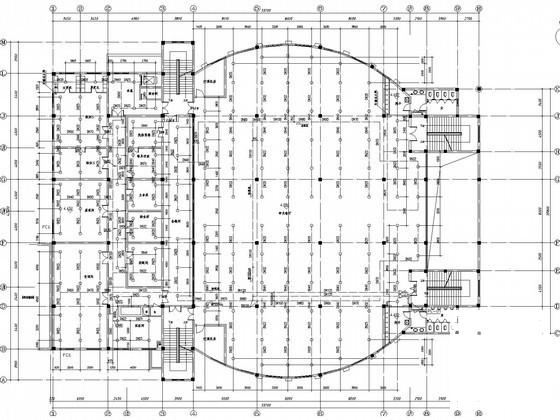 4层著名学校拆建工程给排水CAD施工图纸（食堂后勤用房）(自动喷淋系统图) - 3