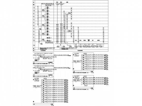 12层住宅楼电气CAD施工图纸（三级负荷） - 2