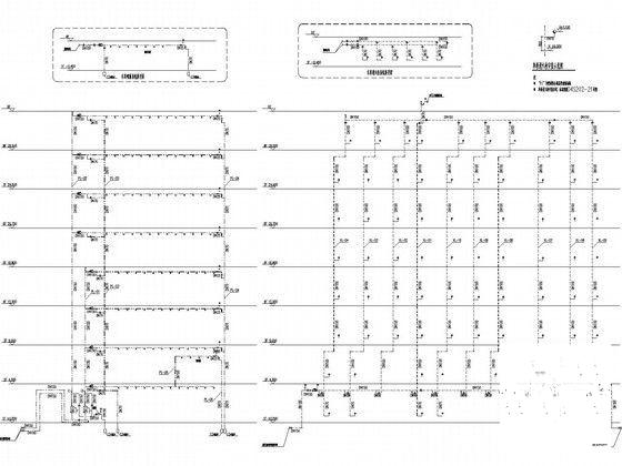 8层图纸书办公楼给排水CAD施工图纸（气体灭火） - 4