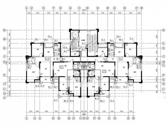 33层住宅楼给排水CAD施工图纸 - 2