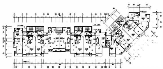 20层经济适用房消防电气CAD施工图纸（1、2号楼） - 2