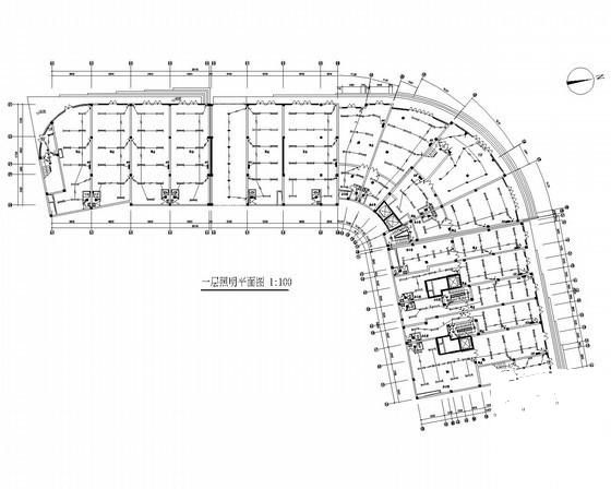 12层住宅楼建筑电气CAD施工图纸（办公商业人防） - 3