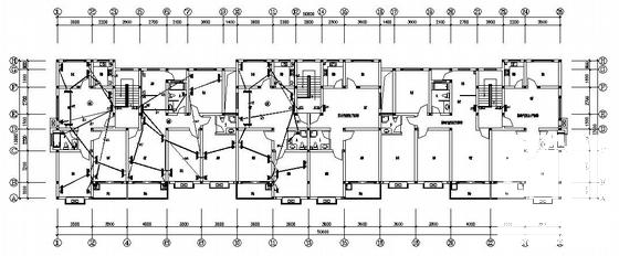 5层住宅楼电气设计CAD施工图纸 - 2