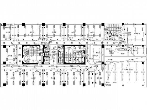 17层大型传媒中心电气CAD施工图纸（人防设计） - 1