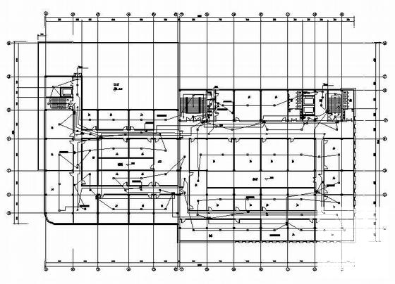6层商业楼电气CAD施工图纸(防雷接地) - 3