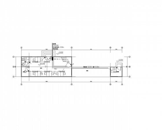 高档社区值班室电气CAD施工图纸 - 1