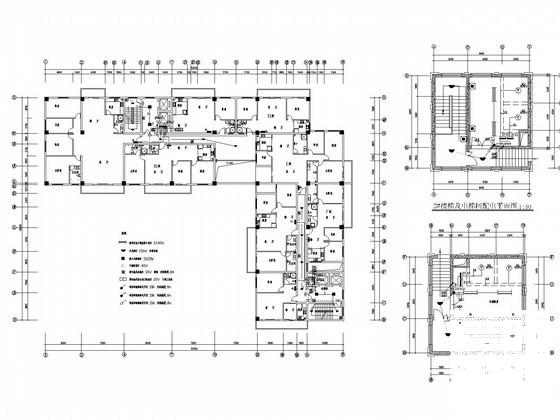 16层商住楼电气CAD施工图纸 - 1