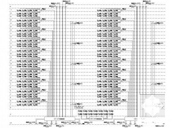 31层商住楼电气设计CAD施工图纸（两栋） - 4