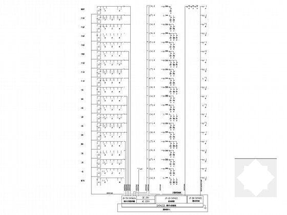 22层花园小区电气设计CAD施工图纸 - 4