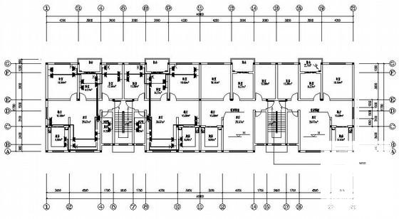 搬迁安置小区6层住宅楼电气设计CAD图纸（三级负荷） - 2