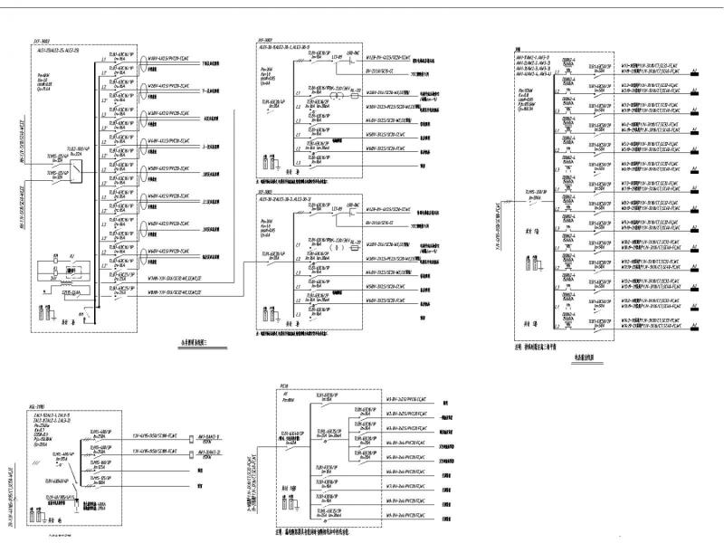 29层住宅楼小区电气设计CAD施工图纸(火灾自动报警系统) - 3