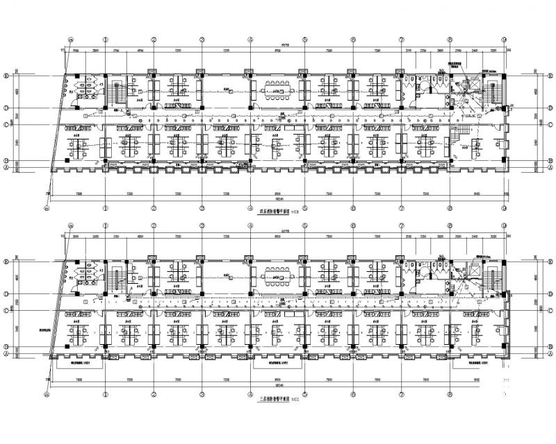 5层商业办公综合楼电气CAD施工图纸(闭路电视监控) - 3