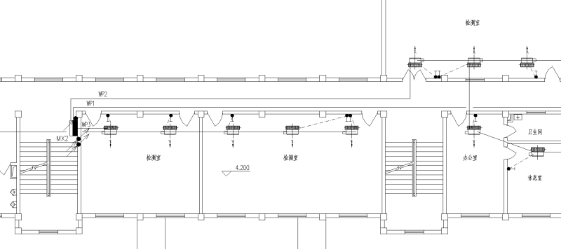 5层框架结构办公楼电气CAD施工图纸 - 3