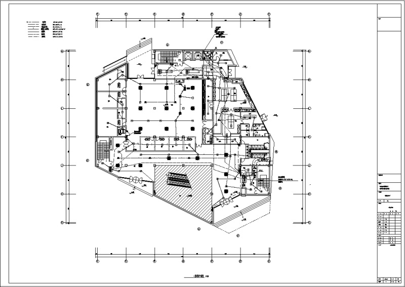 办公大楼电气施工CAD图纸 - 4