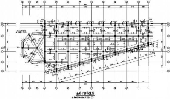 两层框架办公楼结构设计CAD图纸（6度抗震）(梁平法施工图) - 1