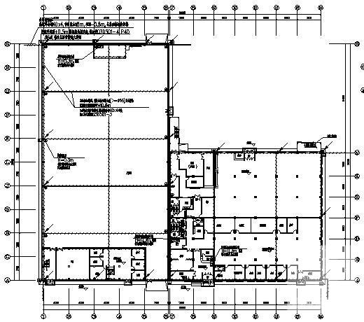 橡胶公司大型厂房电气CAD施工图纸(火灾自动报警) - 3