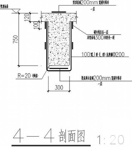 6层框架结构办公楼加固结构CAD施工图纸(平面布置图) - 2