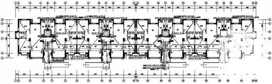 11层四单元小区住宅楼电气设计CAD施工图纸 - 1