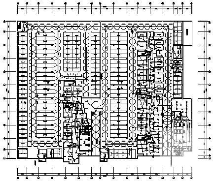 国内小区住宅楼地下车库电气CAD施工图纸 - 1