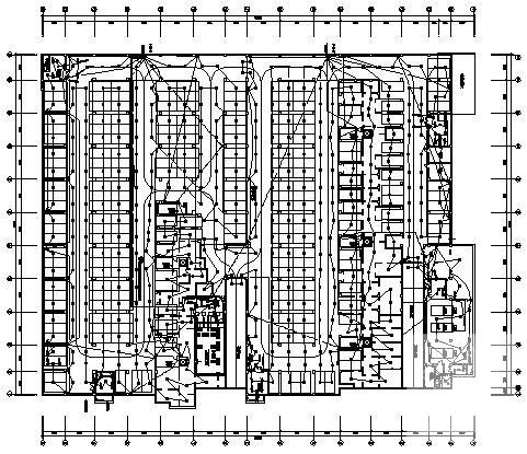 国内小区住宅楼地下车库电气CAD施工图纸 - 2
