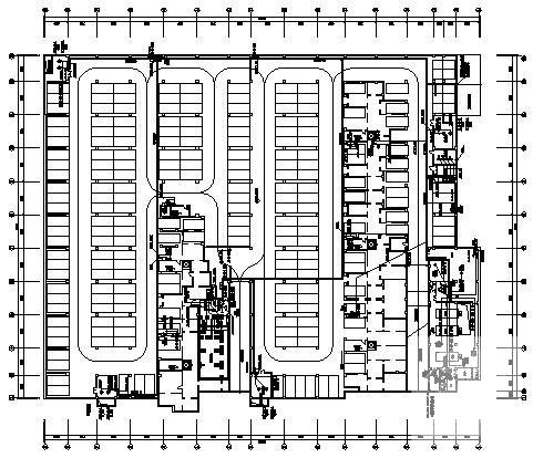 国内小区住宅楼地下车库电气CAD施工图纸 - 3