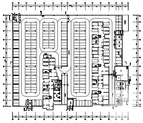 国内小区住宅楼地下车库电气CAD施工图纸 - 4