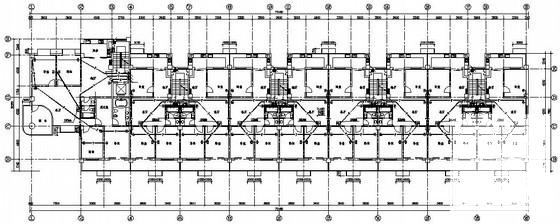 7层板式商住楼电气设计CAD施工图纸 - 3