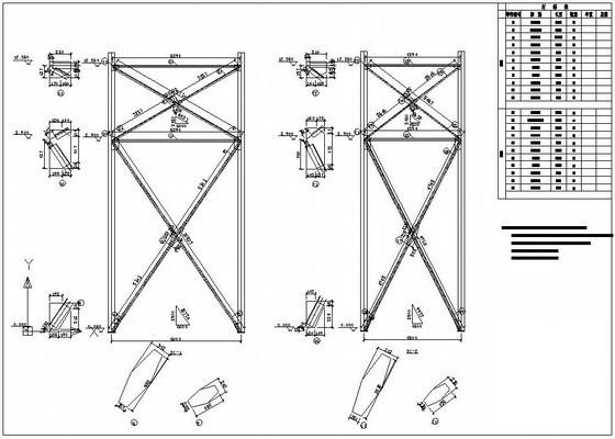 带25t吊车轻型钢结构厂房结构设计方案CAD图纸 - 1