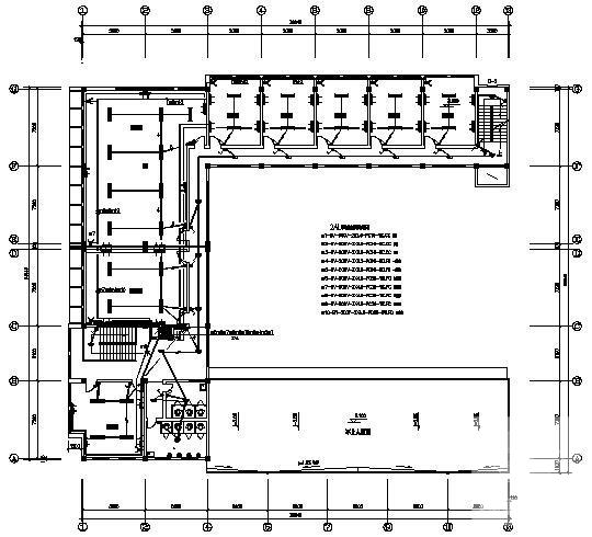 两层办公综合楼电气设计CAD施工图纸 - 1