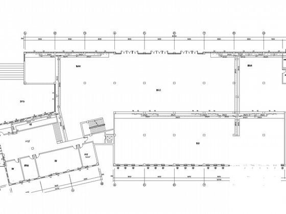 3层室内滑雪场建筑采暖系统设计CAD施工图纸（给排水设计） - 1