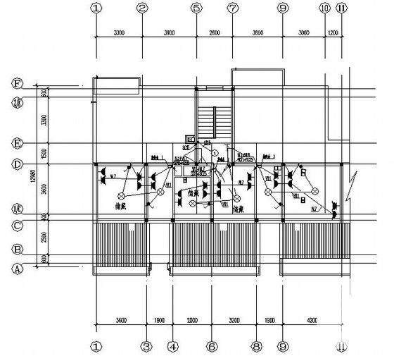 6层砖混结构住宅楼电气设计CAD施工图纸(防雷接地系统) - 1