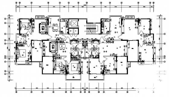 9层住宅楼电气设计CAD施工图纸(防雷接地系统) - 4