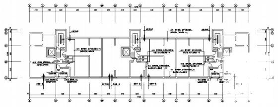 16层剪力墙结构住宅楼电气设计CAD施工图纸(火灾自动报警) - 4