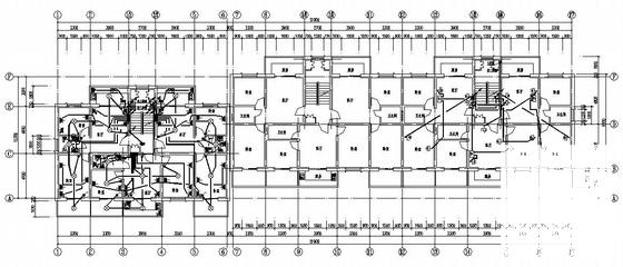 公司砖混结构6层职工住宅楼电气CAD施工图纸(防雷接地系统) - 2