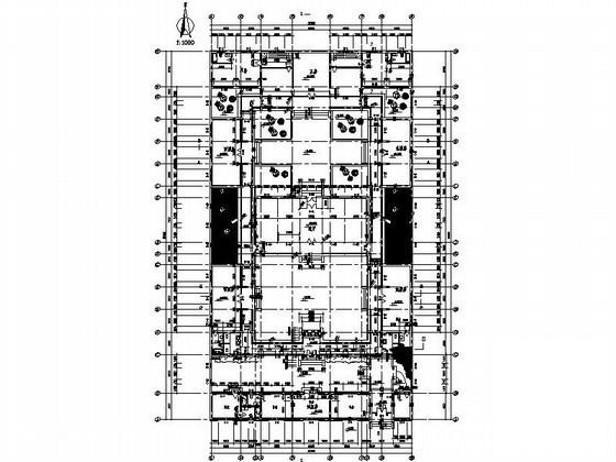 两进四合院建筑施工CAD图纸 - 3